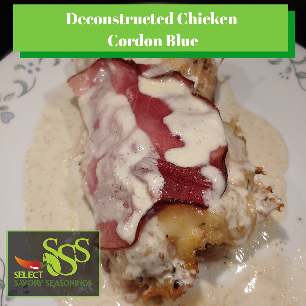 Deconstructed Chicken Cordon Blue