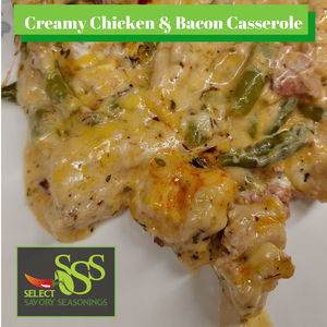 Creamy Chicken & Bacon Casserole